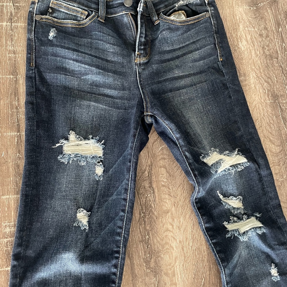 Judy Blue Distressed Skinny Jeans